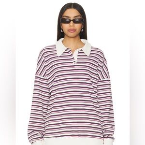 Revolve Lioness Rugby Jersey in Porcelain Multi Sz M